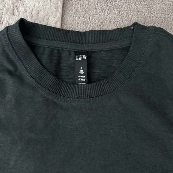 Spiritual Gangster Ultra Performance Sweatshirt - Size S -  Charcoal - Picture 4 of 6